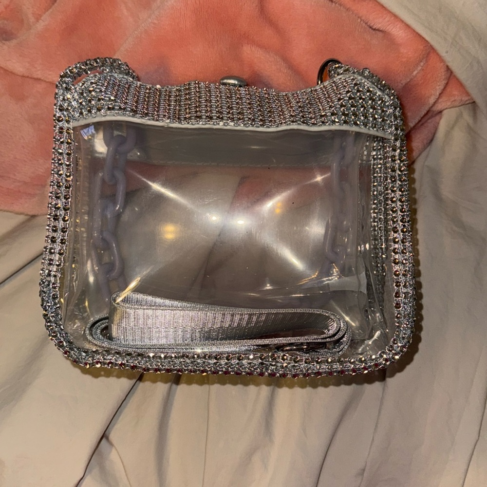 NWOT SHEIN Sparkly Clear Purse